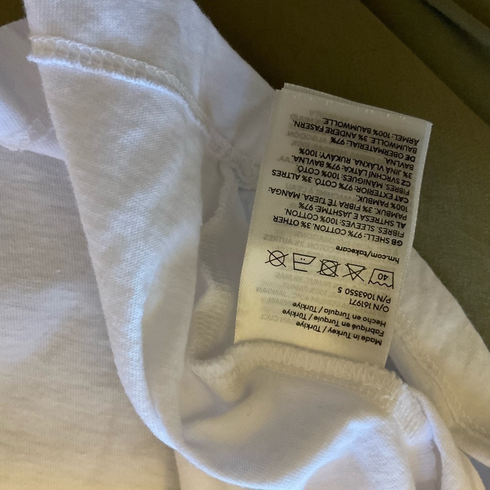 H&M white top size XSMALL - Picture 6 of 8